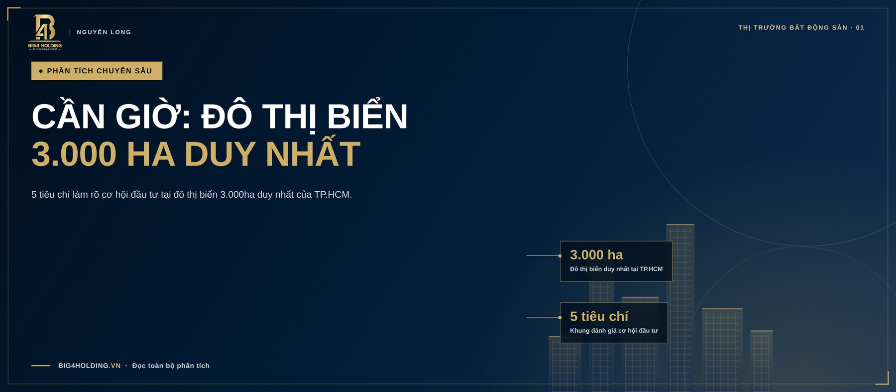 Cần Giờ: đô thị biển 3.000ha duy nhất và cơ hội đầu tư